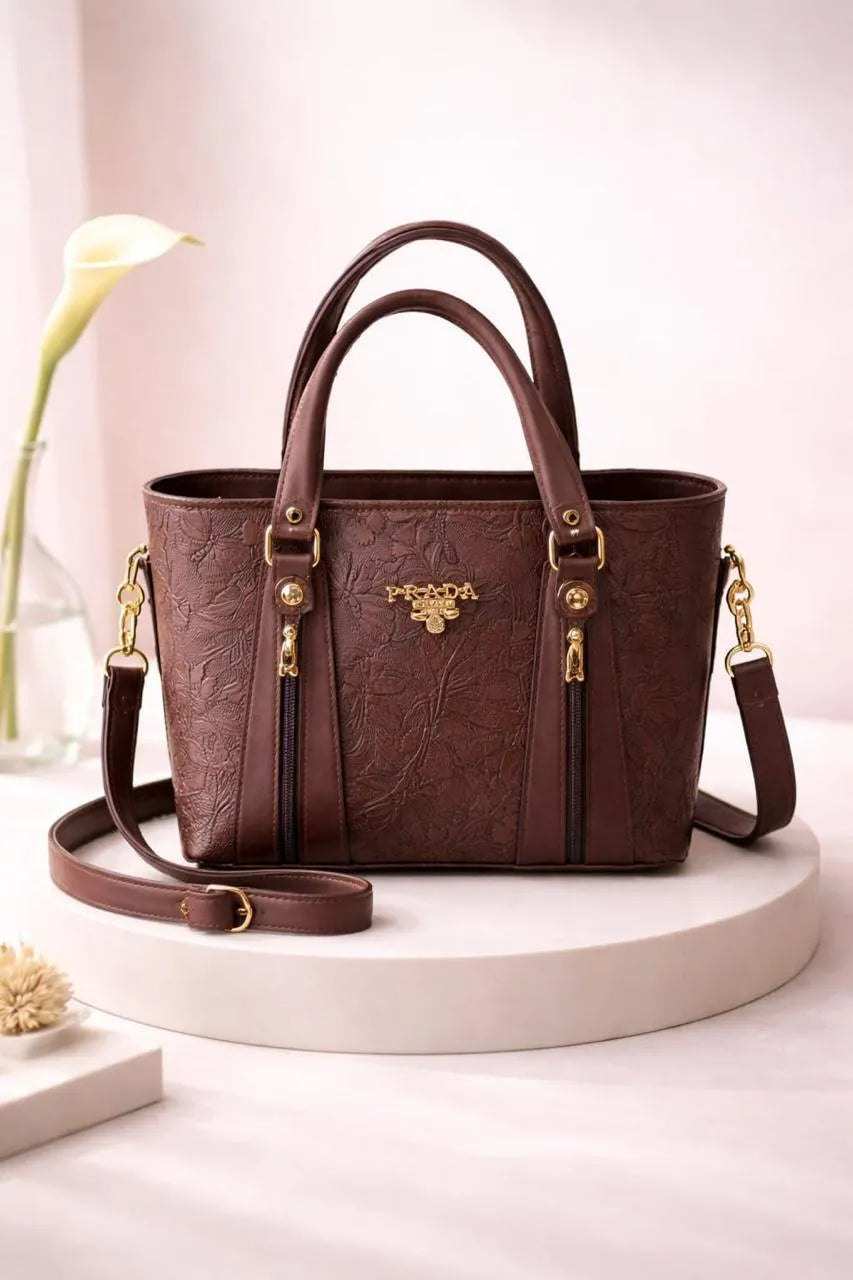 Women's Leather Textured Shoulder Bag