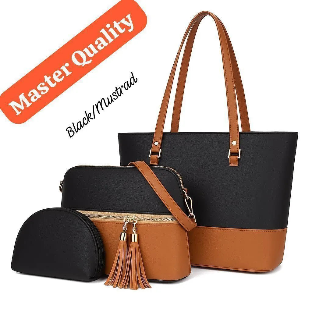 Minimalist Pom Pom Shoulder Tote Bag for Women – Trendy Multi Color Handbag