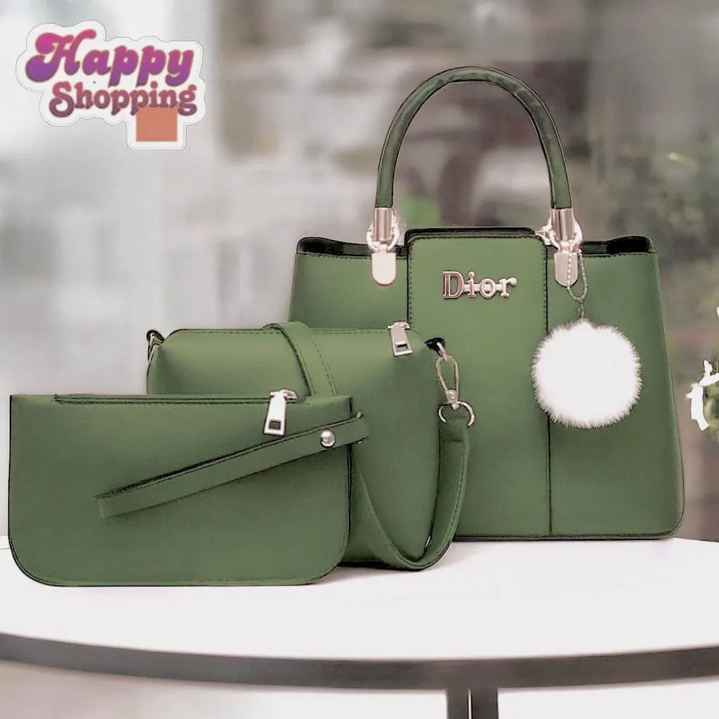 Minimalist Pom Pom Shoulder Tote Bag for Women – Trendy Multi Color Handbag