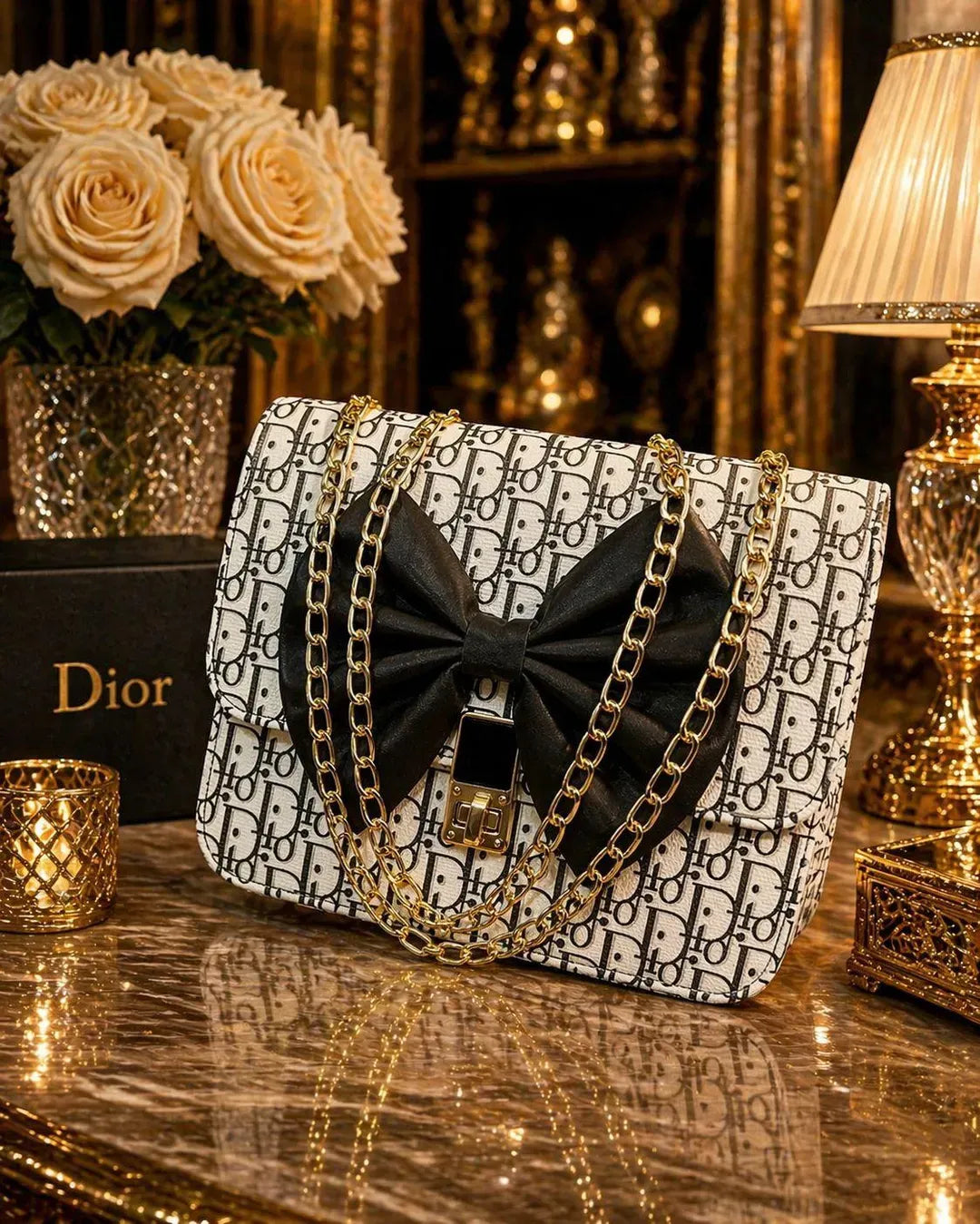 Luxury Bow Chain Crossbody Bag for Girls & Women | Premium Shoulder Handbag